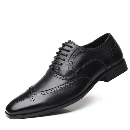 Men's Business Suits with Pointed Shoes