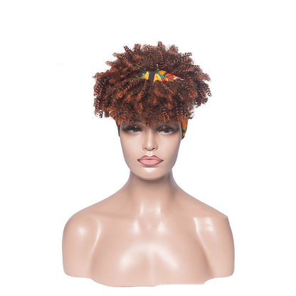 European and American Short Curly Wigs Collection