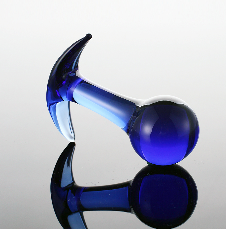 Crystal Glass G-Spot Massager and Anal Plug