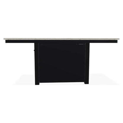 36" x 54" Rectangular Polymer Top Chat Height Outdoor Fire Table