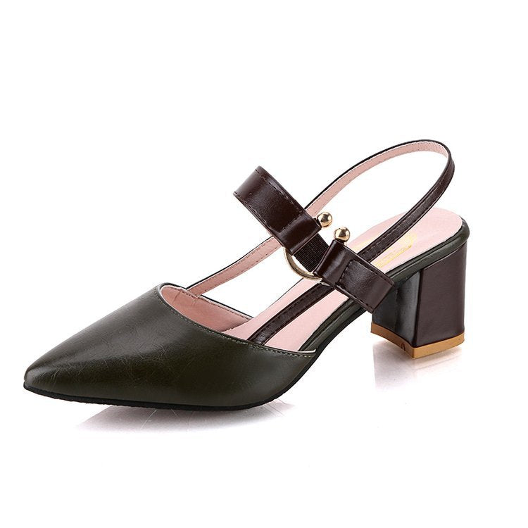 2024 Spring/Summer Women’s Pointed Toe Heeled Sandals
