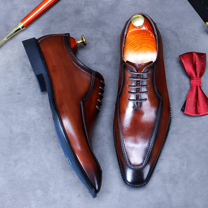 Youth British Leather Small Working Shoes