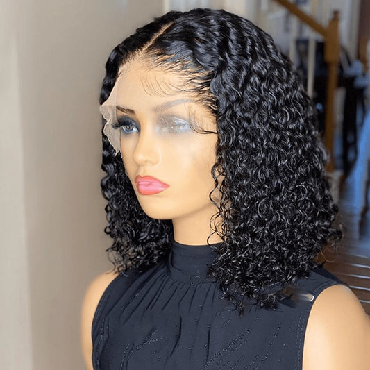 Short Curly Afro Wig – Black