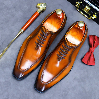 Youth British Leather Small Working Shoes