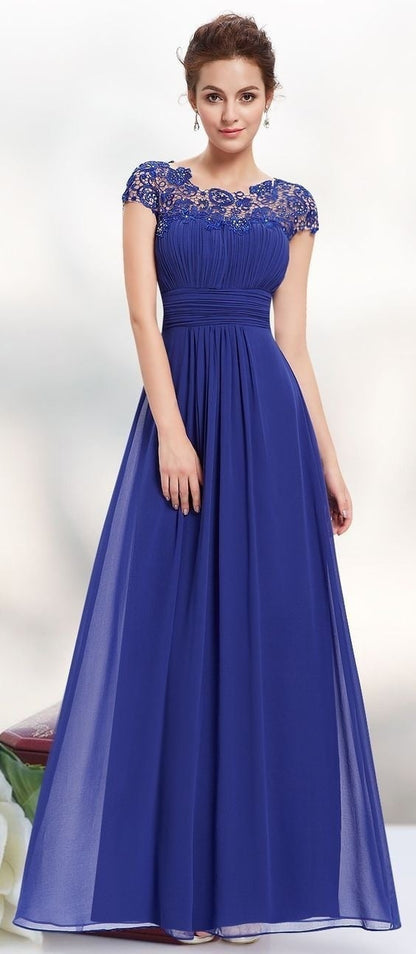 Elegant Backless Lace Maxi Dress for Women