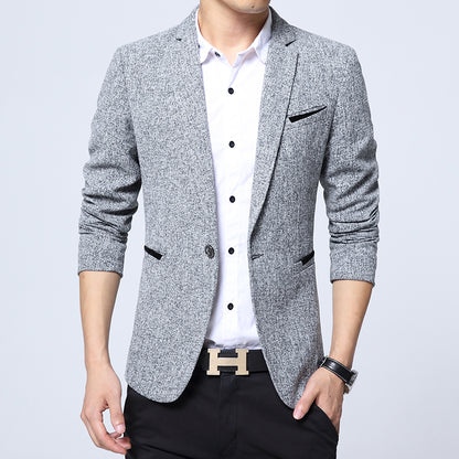 Slim Fit Casual Business Men's Suit Coat
