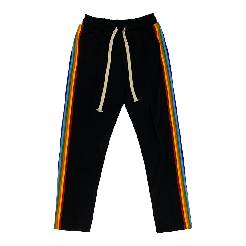 Side Rainbow Zipper Casual Pants for Men - Trendy Style