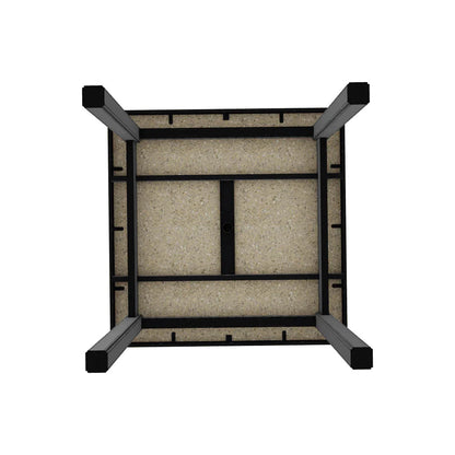 42" Origins Square Outdoor Dining Table With Umbrella Hole