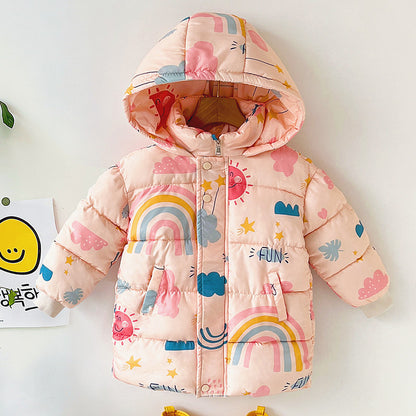 2023 New Children's Thick Down Cotton Coat