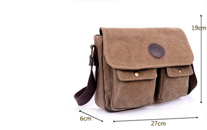 Canvas Casual Crossbody Bag for Men
