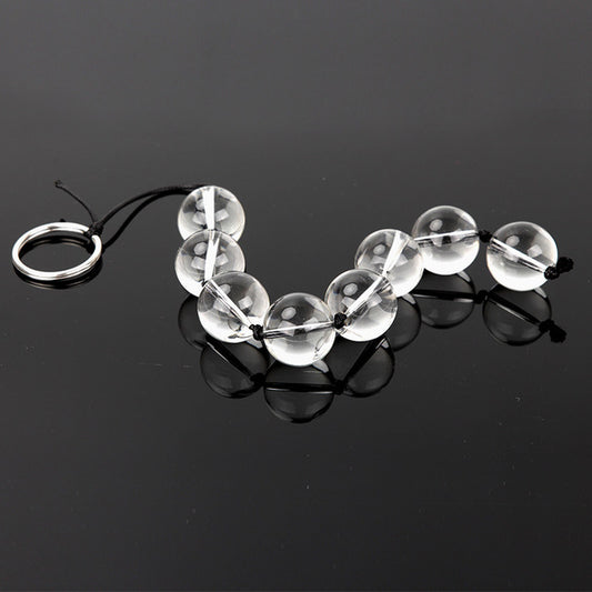 Crystal Glass G-Spot Anal Plug for Adults