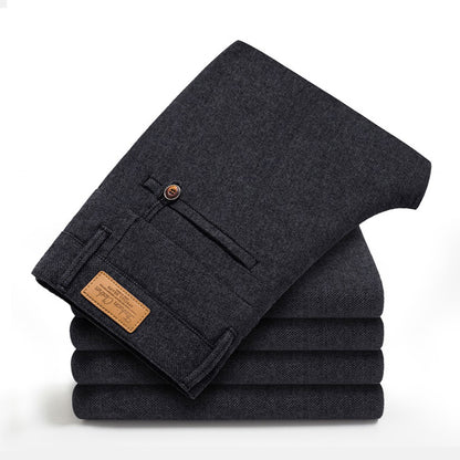 Slim Fit Stretch Casual Pants for Men in Trendy Style
