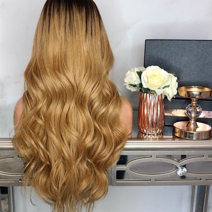 Fashionable Ombre Long Wavy Wig for Women