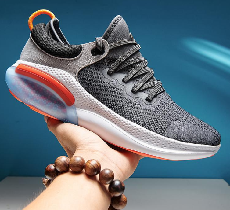 Men's Breathable Mesh Trainers - Trendy Lace Up Running Shoes