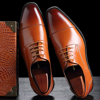 Luxury Breathable Leather Casual Shoes for Men