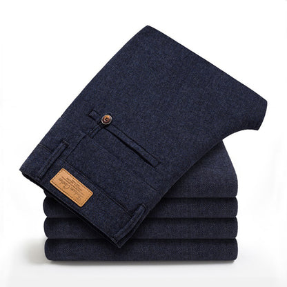 Slim Fit Stretch Casual Pants for Men in Trendy Style
