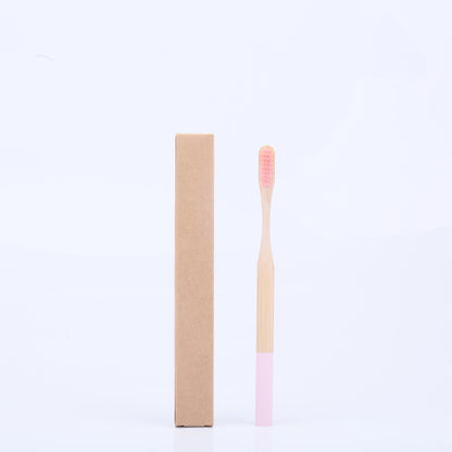Children's Soft Bristle Toothbrush with Colorful Handle