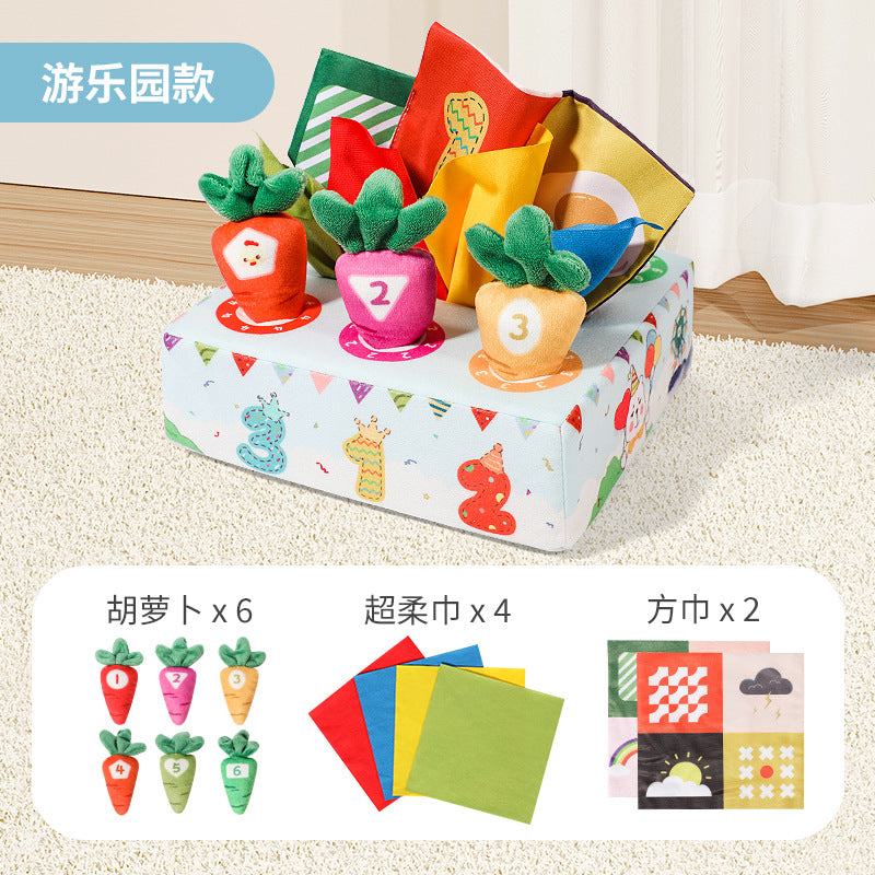 Plush Carrot Pulling Toy