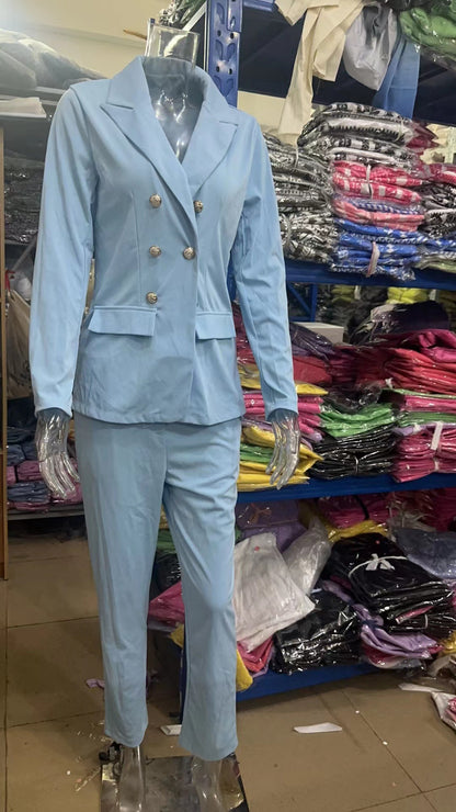 2023 Women's Casual Fashion Suit Set for Work
