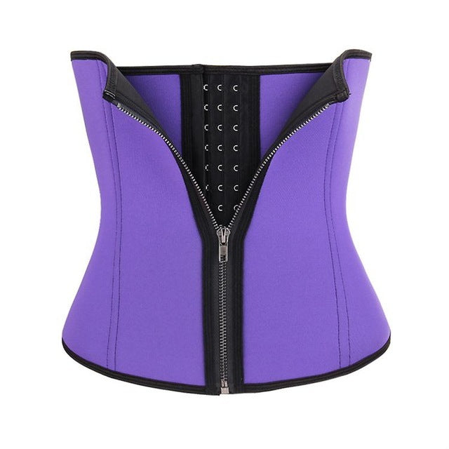 Men's Waist Trainer Slimming Zipper Belt for Tummy Control