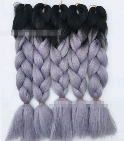 African Jumbo Braids Synthetic Hair Wig Extensions