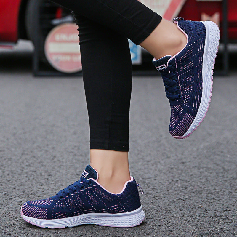 Harajuku Breathable Mesh Casual Running Shoes for Women