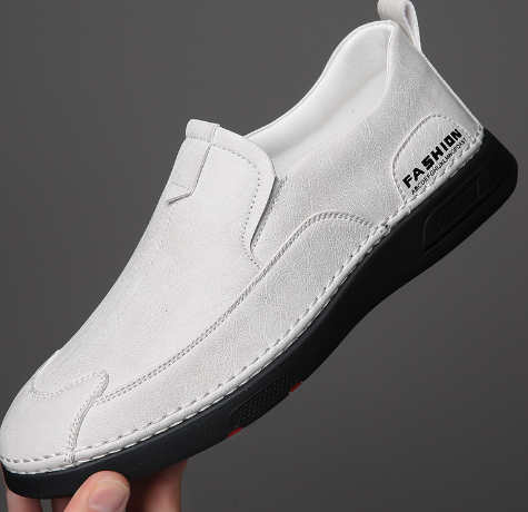 Casual Leather Shoes for Men - Stylish and Breathable
