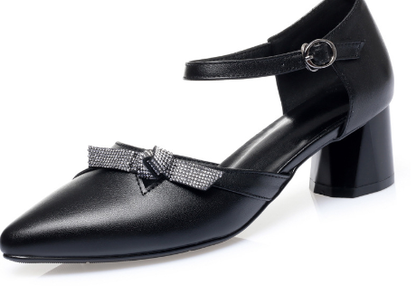 Plus Size Fairy Style Pointed Toe Buckle Sandals