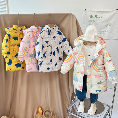 2023 New Children's Thick Down Cotton Coat