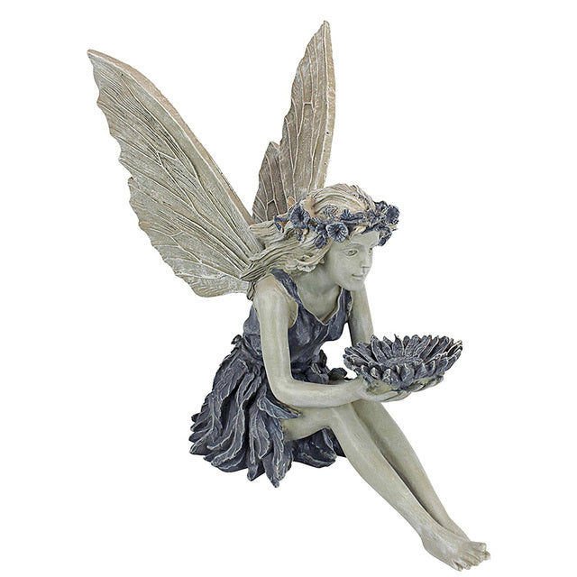 Sitting Fairy Statue - Resin Garden Landscape Ornament