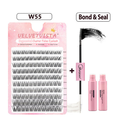DIY Segment False Eyelash Set for Natural Look