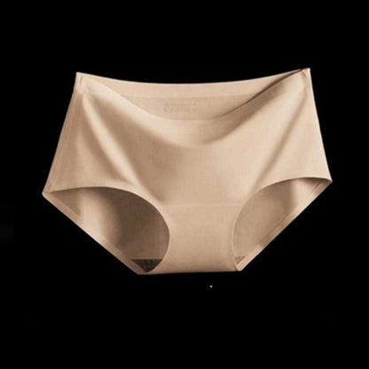 Seamless Ice Silk Women's Breathable Hipster Underwear