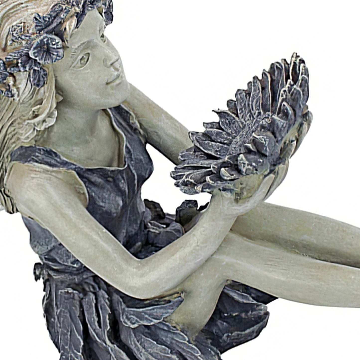 Sitting Fairy Statue - Resin Garden Landscape Ornament
