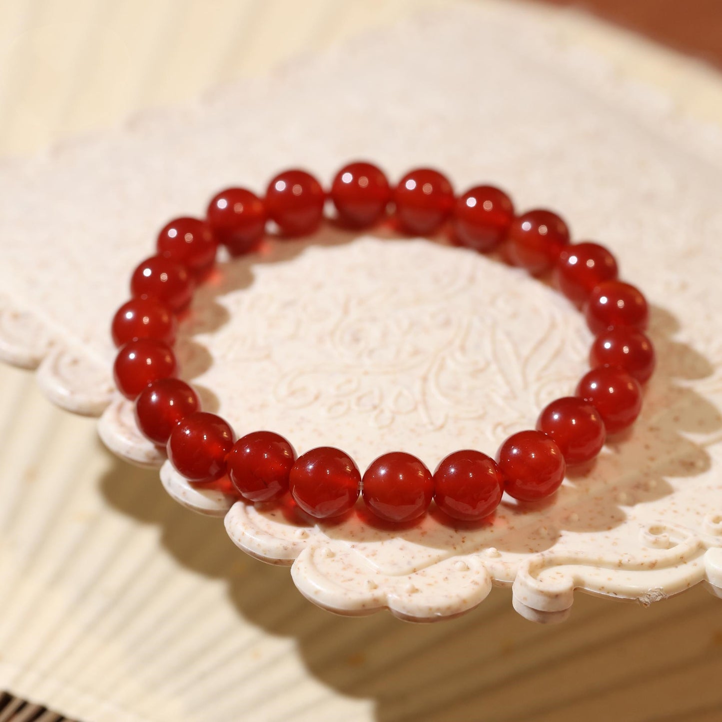 Red Agate String Jewelry for Men and Women