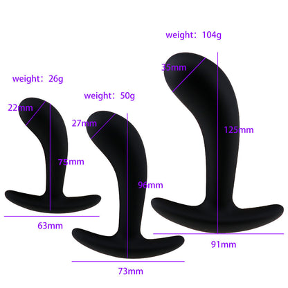 Silicone Anal Plug Set for Women - G-Spot Stimulator
