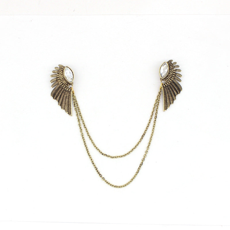 Angel Wings Brooch for Shirts and Suits Accessories