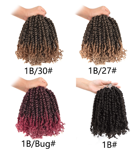Wholesale Jerry Curl Crochet Hair Extensions Wigs