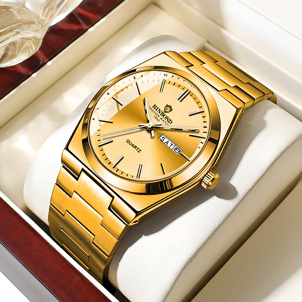 Men's Stainless Steel Quartz Watch