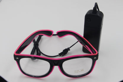 New LED Glow Glasses, EL Light-Up Toy Glasses