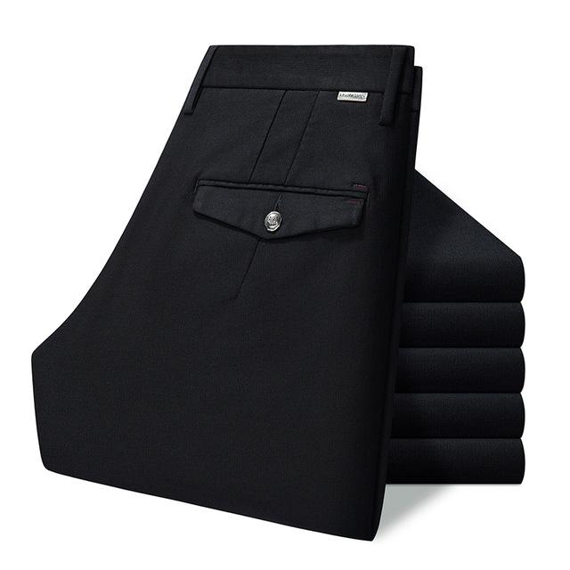 Solid Color Men's Casual Slim Fit Pants