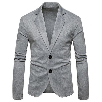 Men's Slim Fit Knit Blazer - Casual Business Jacket