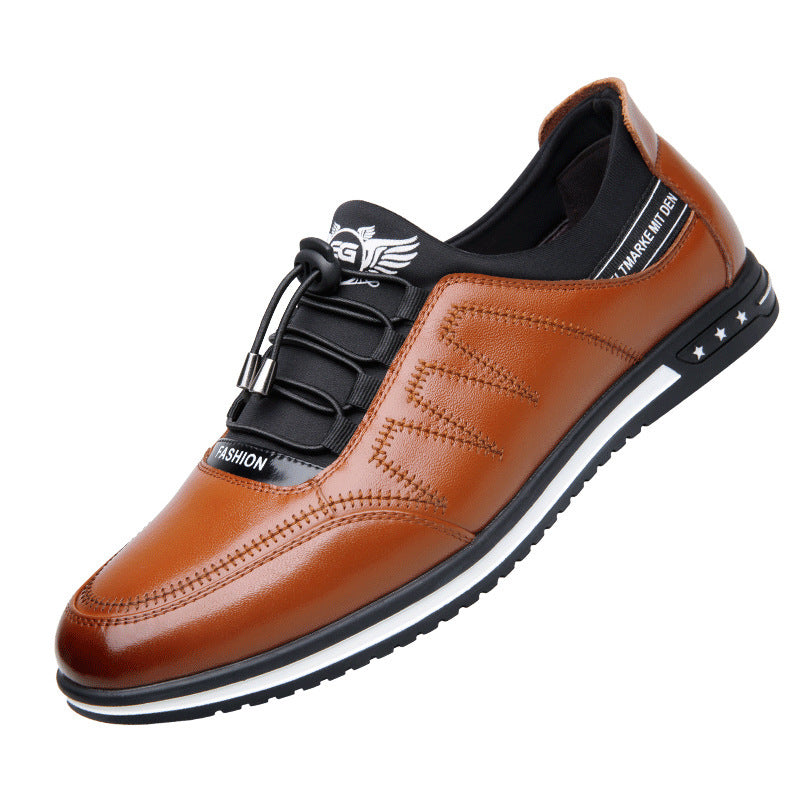 Stylish Men's Leather Shoes for Youth Fashion