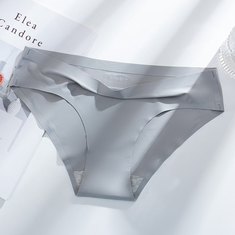 New Women's Ice Silk Seamless Breathable Underwear