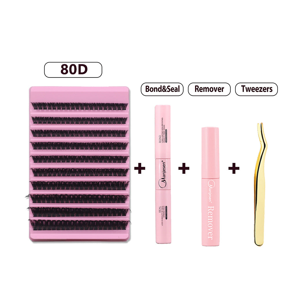 DIY Segment False Eyelash Set for Natural Look