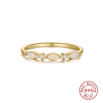 S925 Sterling Silver Round Diamond Engagement Ring