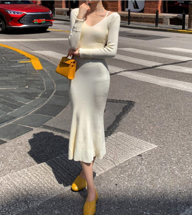Elegant Purple Sheath Dress for Women