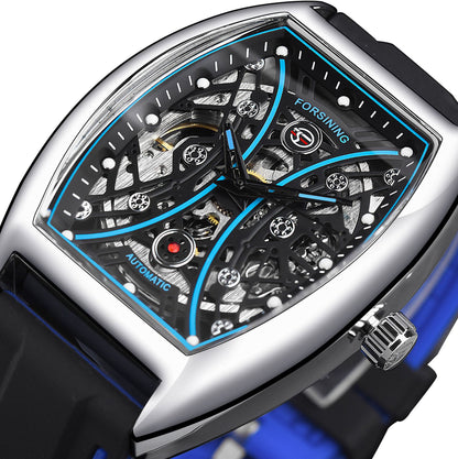 Men's Luminous Skeleton Face Automatic Mechanical Watch
