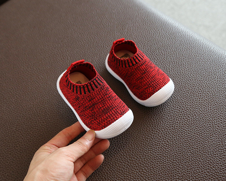 Breathable Soft Sole Baby Knitted Walking Shoes