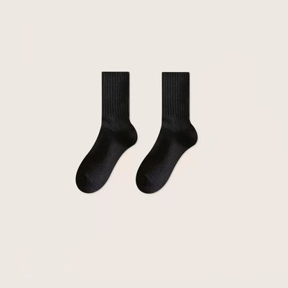 Women's Autumn Winter Striped Mid-Calf Socks