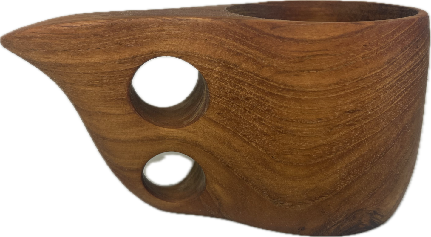 Teak Kuksa Coffee & Tea Mug